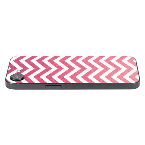 Pink Chevron iPhone 16e Skin