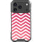 Pink Chevron iPhone 18 Pro Clear Case
