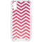 Pink Chevron iPhone XS Clear Case