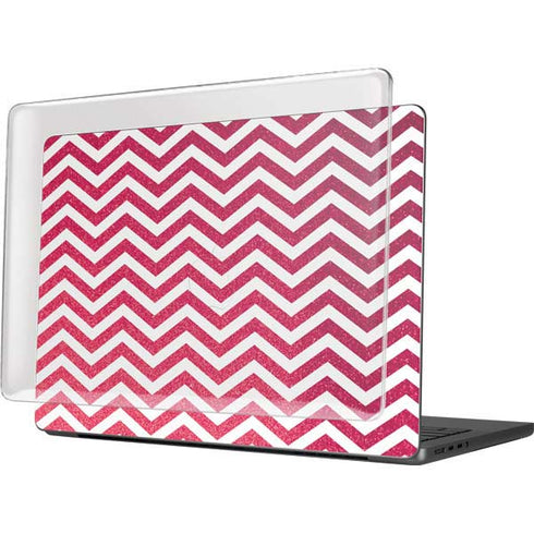 Pink Chevron MacBook Pro 14in (2021-24) Case plus Skin
