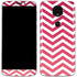 Pink Chevron Moto E5 Plus Skin