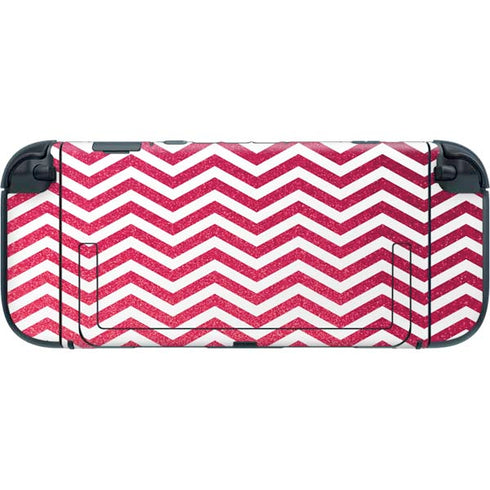 Pink Chevron Nintendo Switch 2 (2025) with Joy-Con Skin