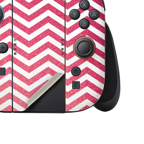 Pink Chevron Nintendo Switch 2 (2025) Joy-Con Controller Skin