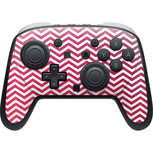 Pink Chevron Nintendo Switch 2 (2025) Pro Controller Skin