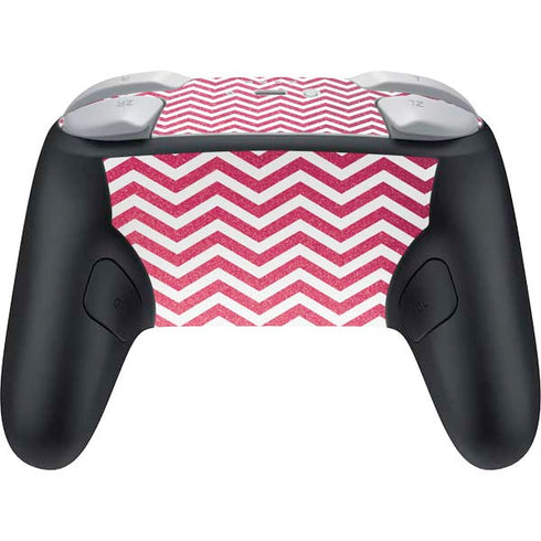 Pink Chevron Nintendo Switch 2 (2025) Pro Controller Skin