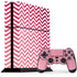 Pink Chevron PlayStation PS4 Skins