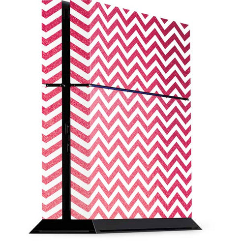 Pink Chevron PlayStation PS4 Skins