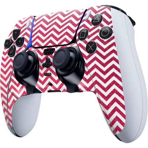 Pink Chevron PS5 DualSense Edge Pro Controller Skin