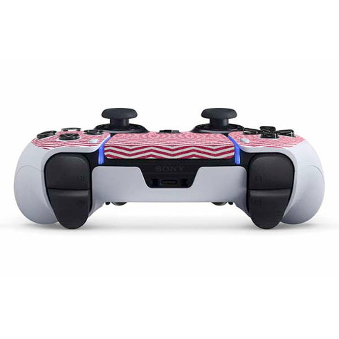 Pink Chevron PS5 DualSense Edge Pro Controller Skin