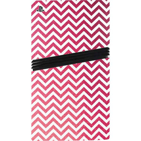 Pink Chevron PS5 Pro Bundle Skin