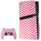 Pink Chevron PS5 Pro Disk Bundle Skin