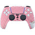 Pink Chevron PS5 Pro Disk Bundle Skin