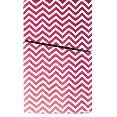 Pink Chevron PS5 Slim Digital Edition Console Skin