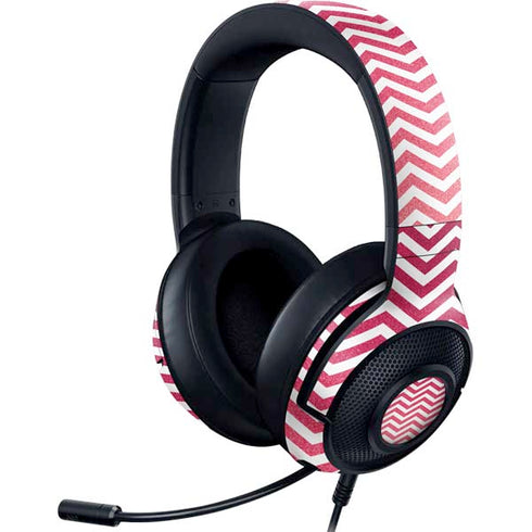 Pink Chevron Razer Kraken X Skin