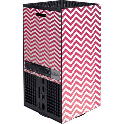 Pink Chevron XBox Series X Digital Edition Bundle Skin