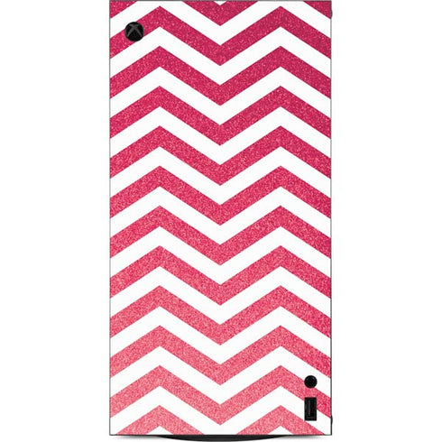 Pink Chevron XBox Series X Digital Edition Console Skin