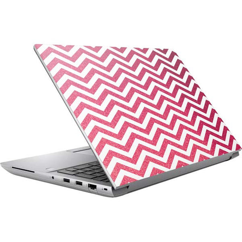 Pink Chevron HP ZBook Fury 16 G10 Skin