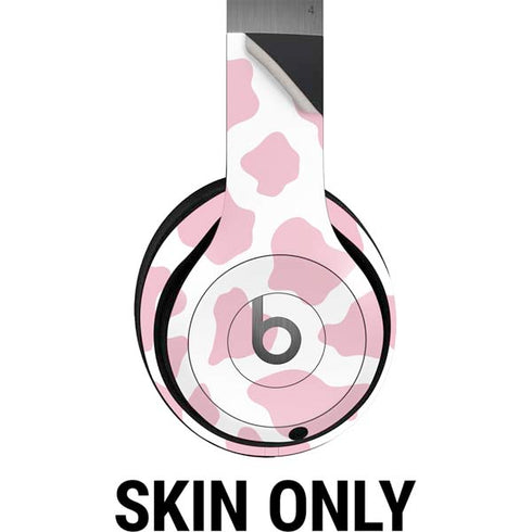 Pink Cow Print Beats Solo 4 Wireless Headphones Skin