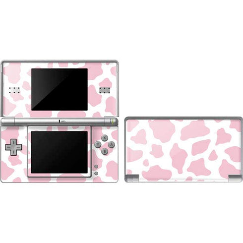 Pink Cow Print Nintendo Skins