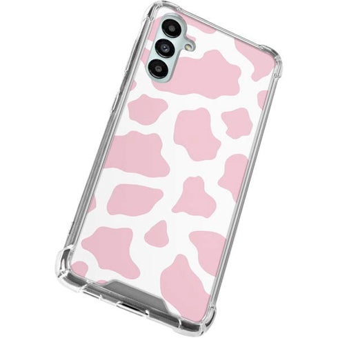 Pink Cow Print Gabb Phone 4 Clear Case