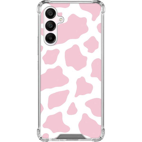 Pink Cow Print Galaxy A16 5G Clear Case