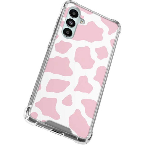 Pink Cow Print Galaxy A16 5G Clear Case