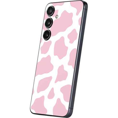Pink Cow Print Galaxy A16 5G Skin