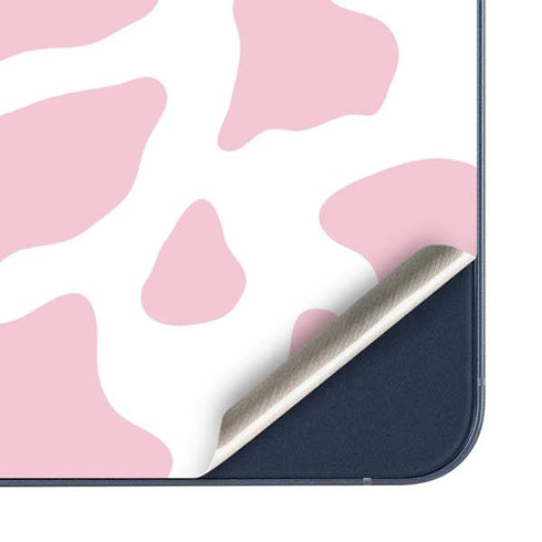 Pink Cow Print Galaxy A35 5G Skin