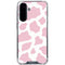 Pink Cow Print Galaxy A36 5G Clear Case
