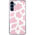 Pink Cow Print Galaxy A55 5G Clear Case