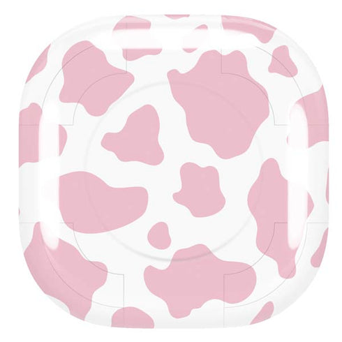 Pink Cow Print Galaxy Buds Live Skin