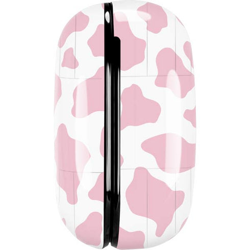 Pink Cow Print Galaxy Buds Live Skin