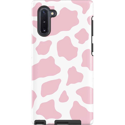 Pink Cow Print Galaxy Cases
