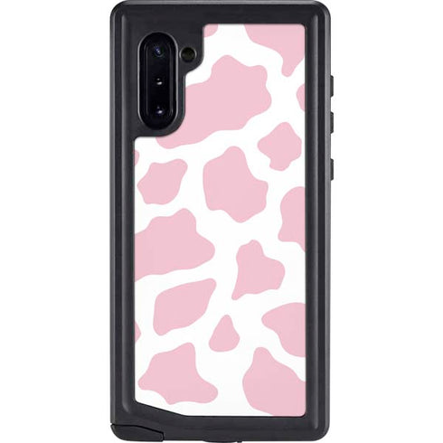 Pink Cow Print Galaxy Cases