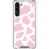 Pink Cow Print Galaxy S24 FE Clear Case