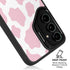 Pink Cow Print Galaxy S24 FE Kickstand Case