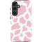 Pink Cow Print Galaxy S25 Impact Case