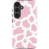 Pink Cow Print Galaxy S25 Impact Case