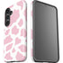 Pink Cow Print Galaxy S25 Impact Case