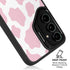 Pink Cow Print Galaxy S24 Kickstand Case