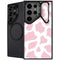 Pink Cow Print Galaxy S24 Ultra Kickstand Case