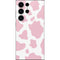 Pink Cow Print Galaxy S25 Ultra Skin