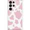 Pink Cow Print Galaxy S24 Ultra Skin