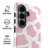 Pink Cow Print Galaxy S26 Impact Case