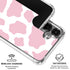Pink Cow Print Galaxy S26 Plus Clear Case