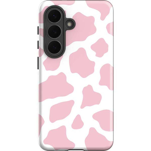 Pink Cow Print Galaxy S26 Plus Impact Case