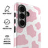 Pink Cow Print Galaxy S26 Plus Impact Case