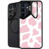 Pink Cow Print Galaxy S26 Plus Kickstand Case