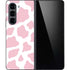 Pink Cow Print Galaxy Z Fold5 5G Skin