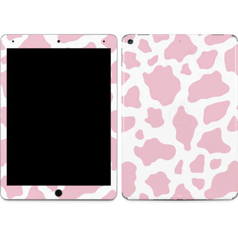 Pink Cow Print iPad Skins